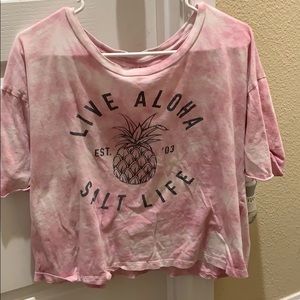 Cropped Salt Life Shirt